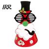 Snowman Party Hat Christmas for Kids Adults, Tree Reindeer Santa Detachable Sticker Paper Cone Birthday Supplies