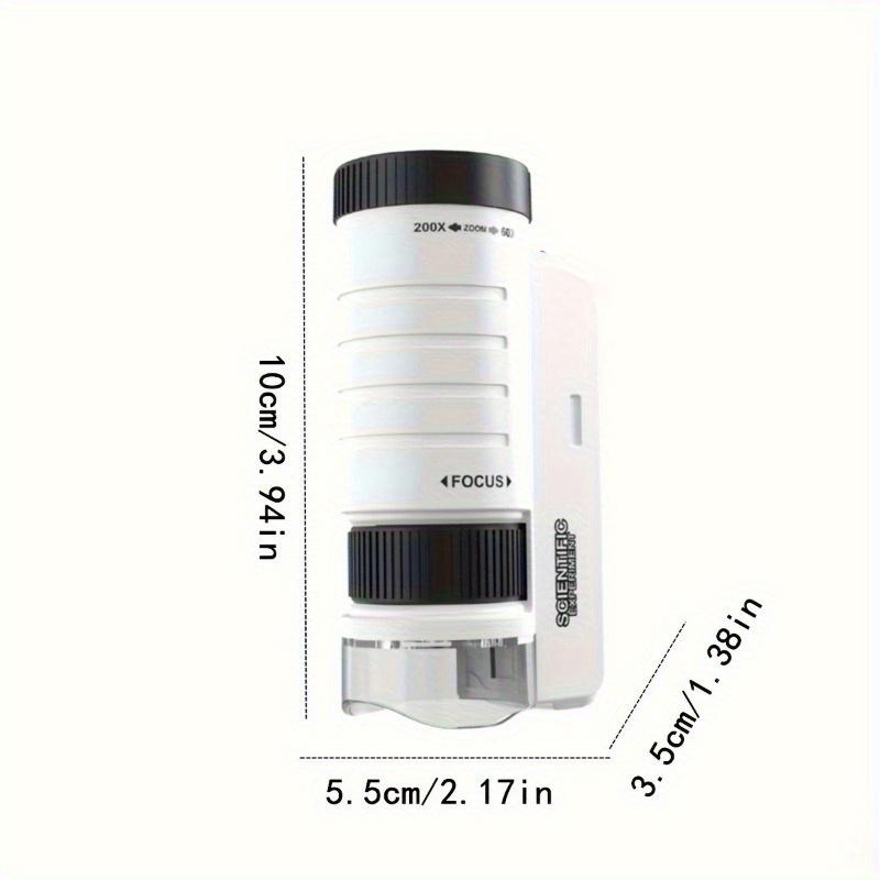 Handheld Microscope Kit Lab Home School Biological Science Educational Toys For Children Birthday Gift