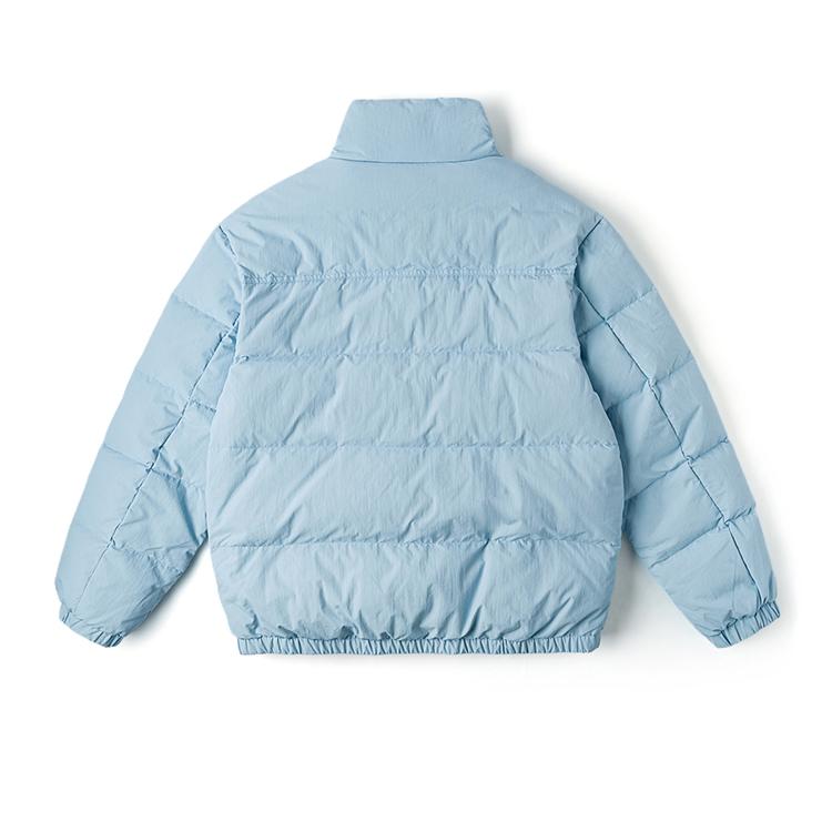 Lee Comfortable Logo Print Duck Down Stand Collar Puffer Jacket Unisex Outerwear LUT0072557KH00FA05980