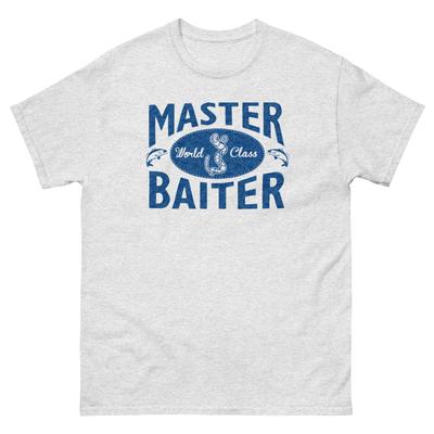 Fishing Master Baiter Fisherman Offensive T-Shirt Mens Womens Tees Top