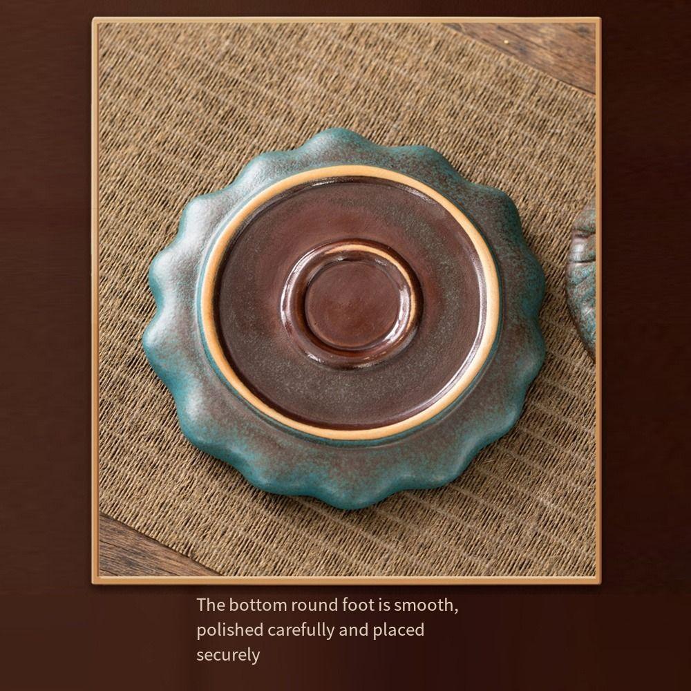 Heat-resistant Incense Burner Holder Flower Statue Fireproof Cotton Ceramic Smudge Bowl Insulation Handcrafted