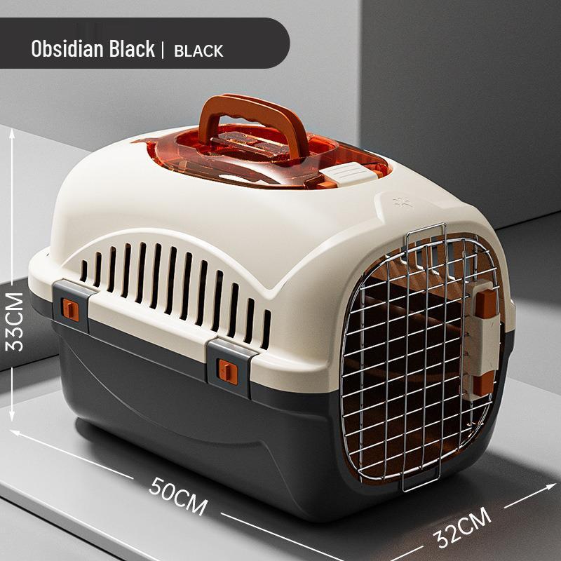Pet Airline Carrier: Portable, Breathable Travel Cage for Cats and Dogs