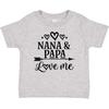 Inktastic Nana Papa Love Me Grandchild Baby T-Shirt Granddaughter Girls Apparel