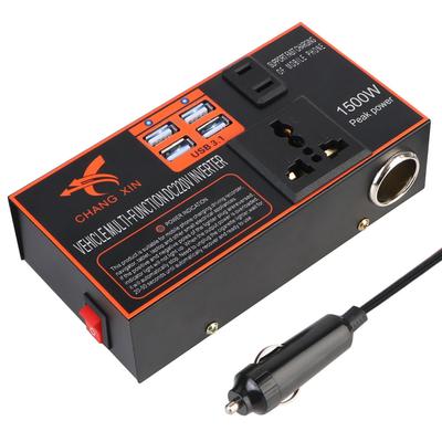 Universal DC 12V/24V To AC 110V/220V Outlets Power Adapter Converter Cigarette Lighter Socket Car Inverter 8 Ports Cigar Lighter Plug USB Chargers