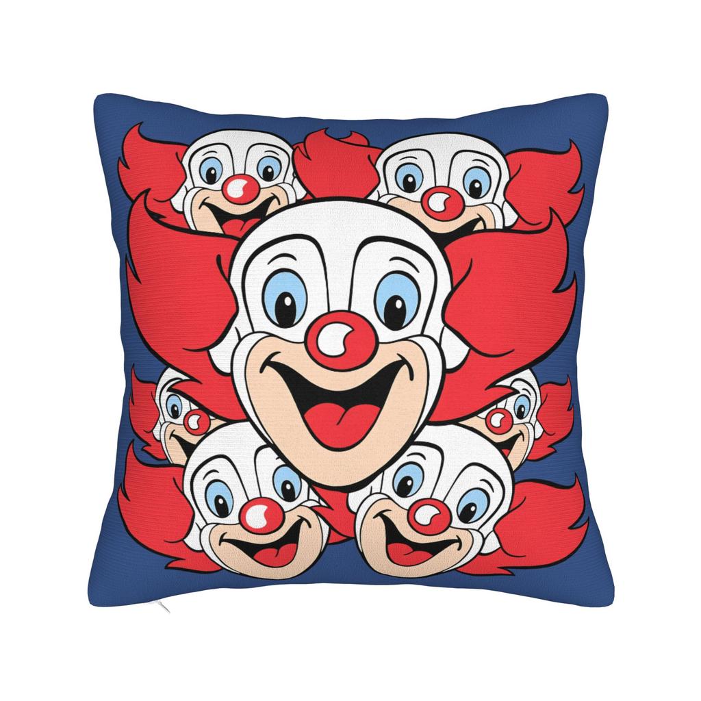 Funny Clowns B-Bozoeds Pillowcases Vintage Pillow Case For Living Room Bed Chair Design Pillow Cover