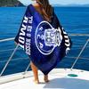 1PC Custom Name Beach Towel Porto Love Crest Beach Towel, Suitable for Camping, Travel, Beach Accessories, Super Absorbent, Family Gift