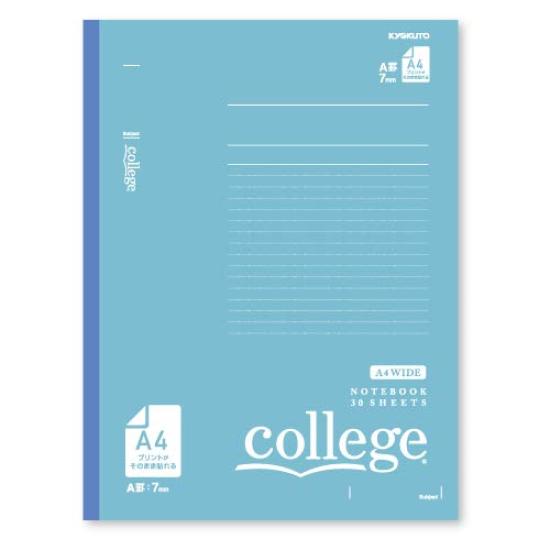 Kyokuto A4 Wide College CLW2 Тетрадь, Синяя, (Пакет 10)