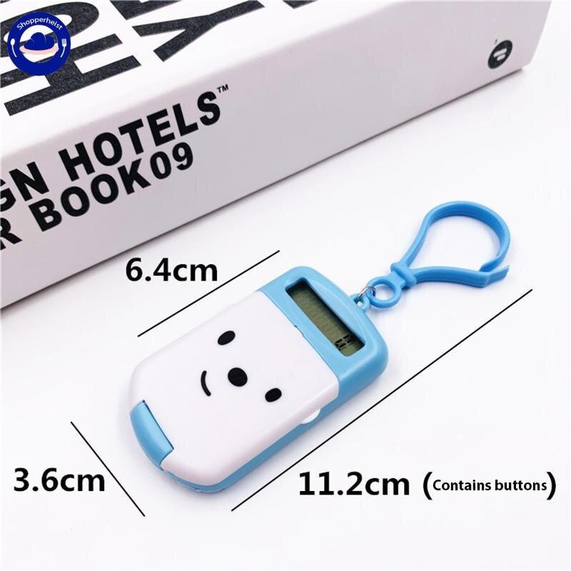 Mini-Taschenrechner, niedlicher Cartoon mit Schlüsselanhänger, 8-stellige Anzeige, tragbarer Taschenrechner