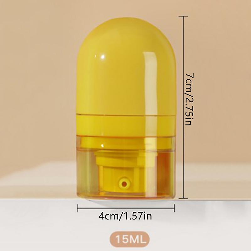 15Ml Plastic Upside Down Skincare Cosmetic Packaging Empty Bottle Face Cream Lotion Airless Pump Bottle