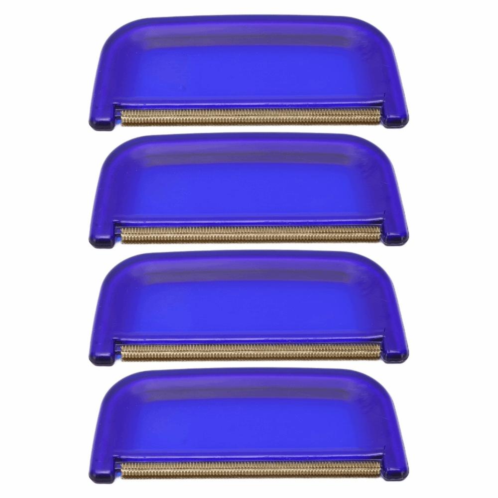 4pcs Light Weight Sweater Comb Multi-Fabric Use Lint Remover Portable Pilling Remover  For Sweater