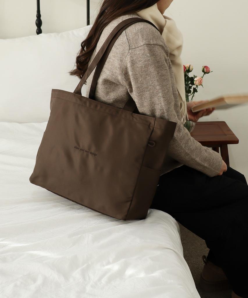 0614Story Ver2.Voyage Shoulder Bag (Dark Brown)