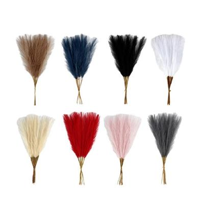 30Pcs Artificial Cattail Realistic Simulation Pampasgrass Plant Decoration for Thanksgiving Weddding Home Decoration