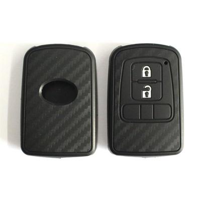 Compatible with Toyota Silicone Carbon Style Key Case Key Cover