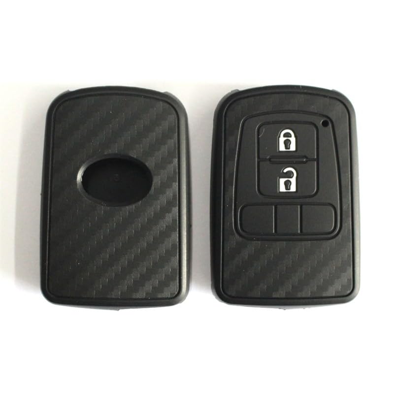 

Силиконовый чехол для ключей с карбоновым эффектом Чехол для ключа для Toyota Alphard Vellfire Voxy Esquire Auris Camry Crown Crown Majesta Sienta Noah Harrier Prius Alpha