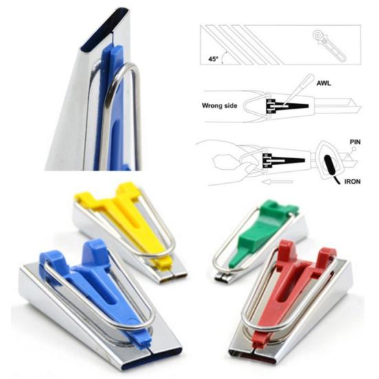 6/12/18/25mm Splicing Cloth Fabric Quilting Sewing Bias Tape Maker Binding Tool