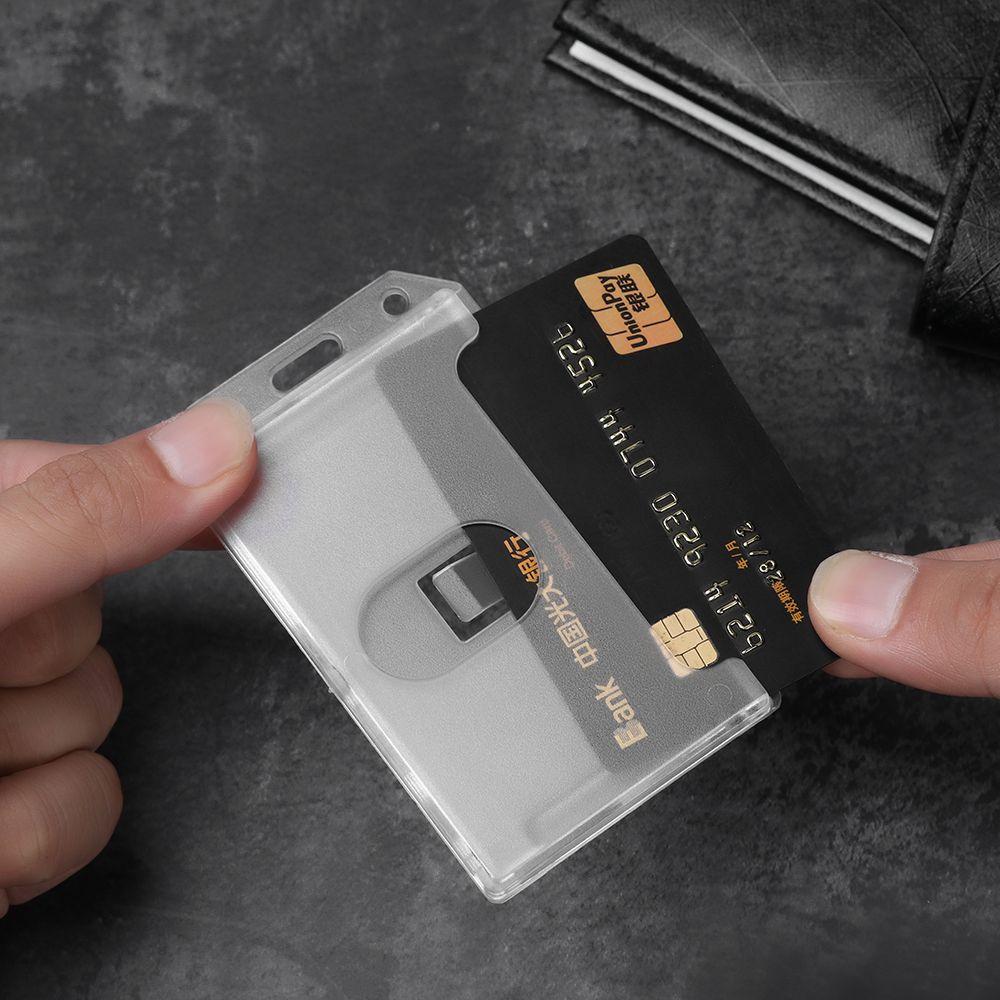 School ID Business Case Protector Cover Badge Name Card Work Card Holders ID Card Pouch Card Sleeve