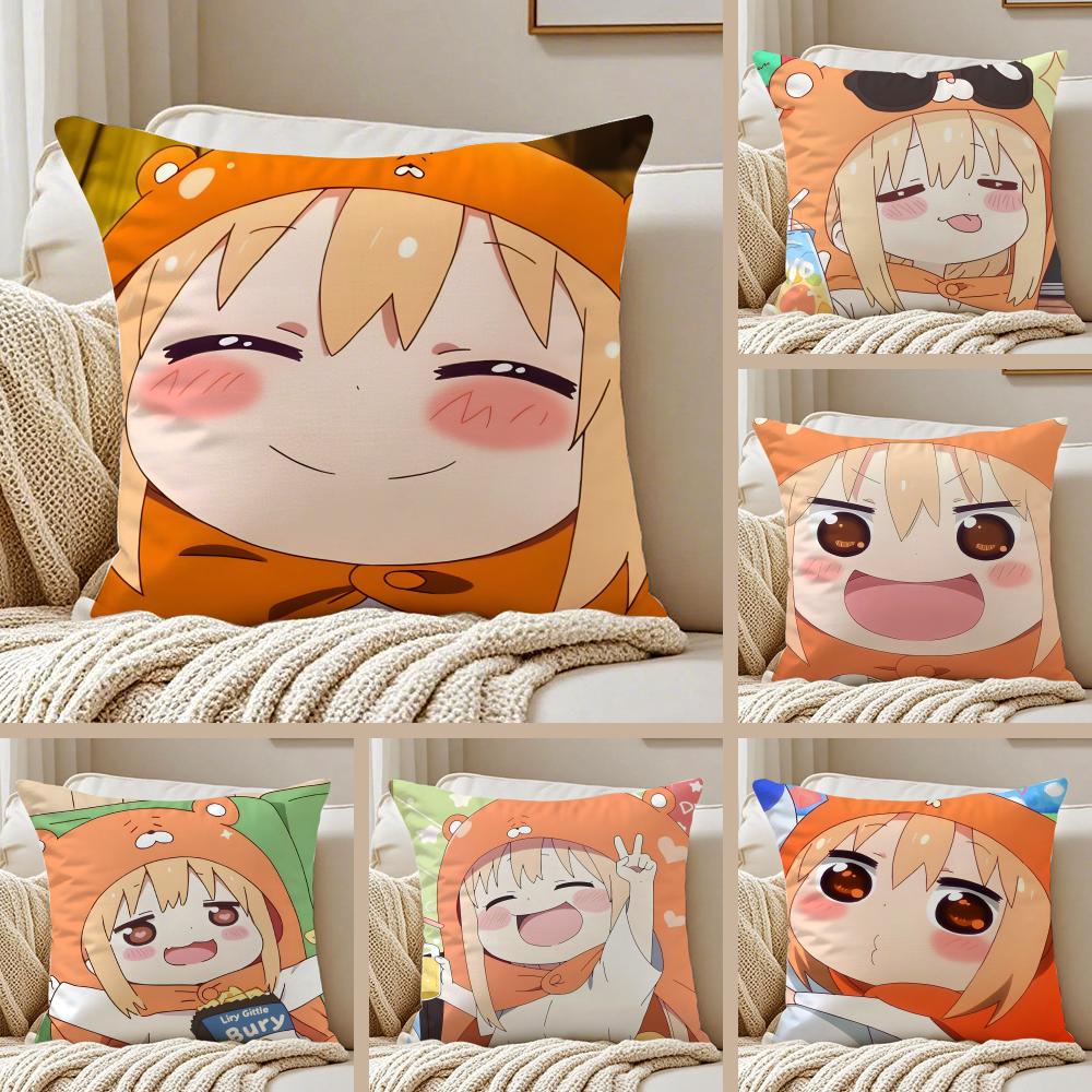 Süßer fauler japanischer Anime HHimouto Umaruchan Kissenbezug Kissenhülle Antimilben Wohnzimmer Sofa Dekor Kissen Zimmer
