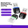 Adapter Bluetooth 6.0 Bezprzewodowy Nadajnik Odbiornik Audio Dongle USB do Samochodu Słuchawek Głośnika Bez Sterowników Dla Windows 8.1/10/11