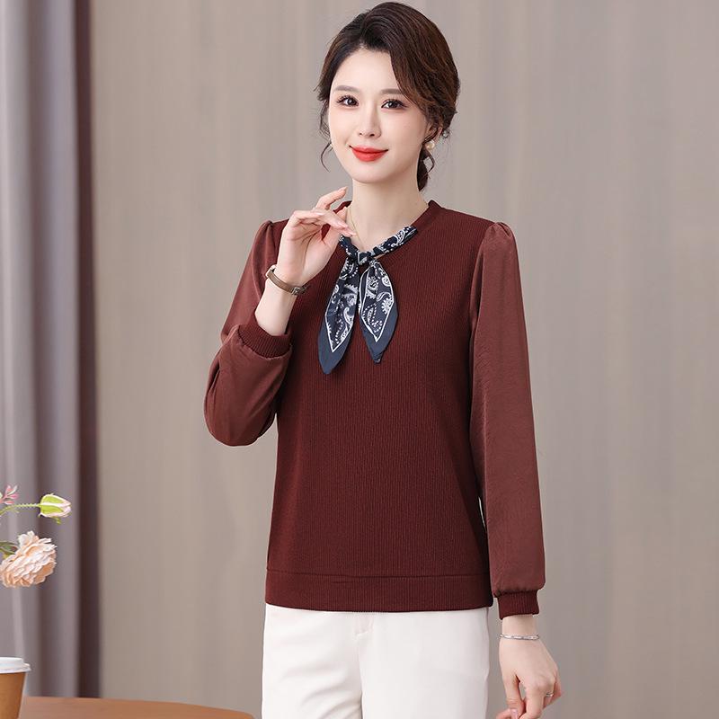 

2026 Spring & Summer Fashionable Plus Size Tops for Middle-Aged & Elderly Women - Elegant & Stylish Loose Fit 3XL (Recommended: 125-140 Jin)
