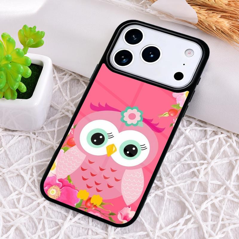 

Baby Cute Owl soft Phone Case for iPhone 17 Air 16 15 11 12 14 13 Pro Max Shockproof Cover iPhone 14 Pro