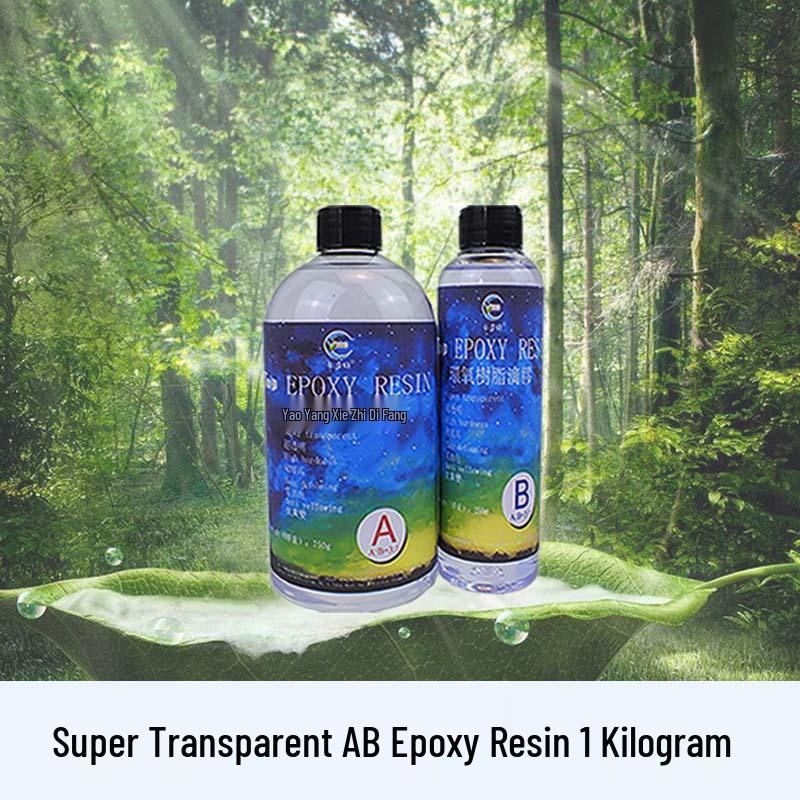 High Clarity Crystal Resin for DIY Jewelry: 3:1 Epoxy AB Glue, Insect-Shaped Mold Compatible