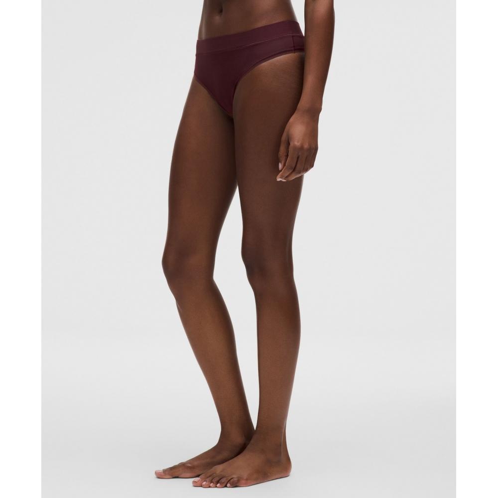 Lululemon Underease High Rise Thong Underwear  3 Pack Light Ivory Faint Lavender Black Plum