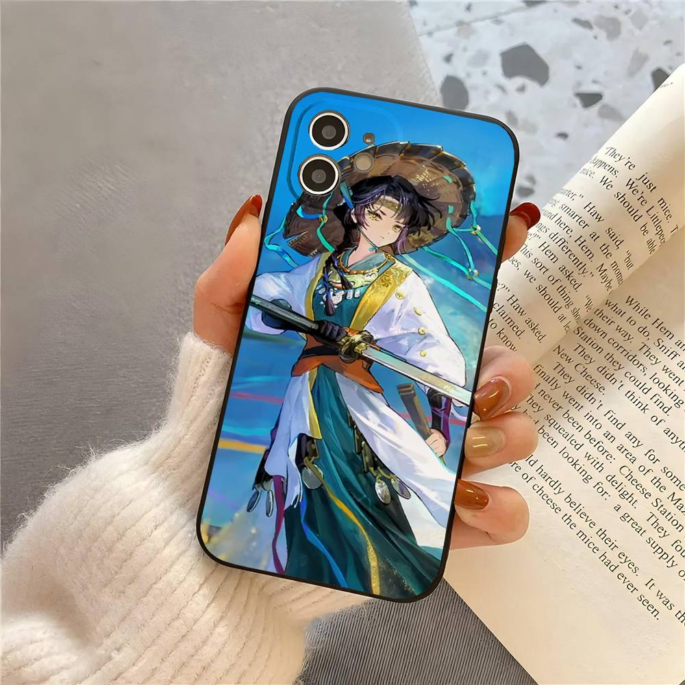 Liang Yue Anime Reverse 1999 Phone Case For IPhone 17 Air 16 15 14 13 Pro Max 11 12 Black Silicone Cover