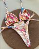2024 European & American Lace-Up Halter Triangle Bikini – Sexy Beach Swimwear