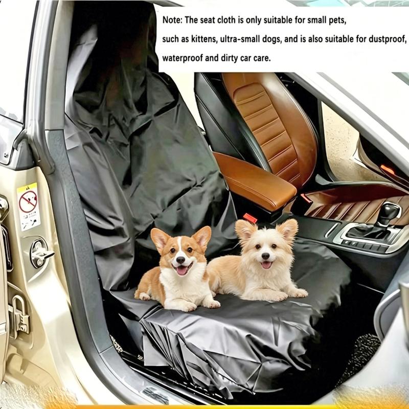 1Pc Universal Black Car Seat Protector Waterproof Antifouling Steering Wheel Cover For Auto Dogs Trunk Boot Mat Dog Supplies