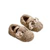 Baby Girl Shoes 2025 Winter Soft-soled Girls' Wool Shoes, Middle and Small Children's Cotton Shoes, Plush Baby Princess Toddler Shoes