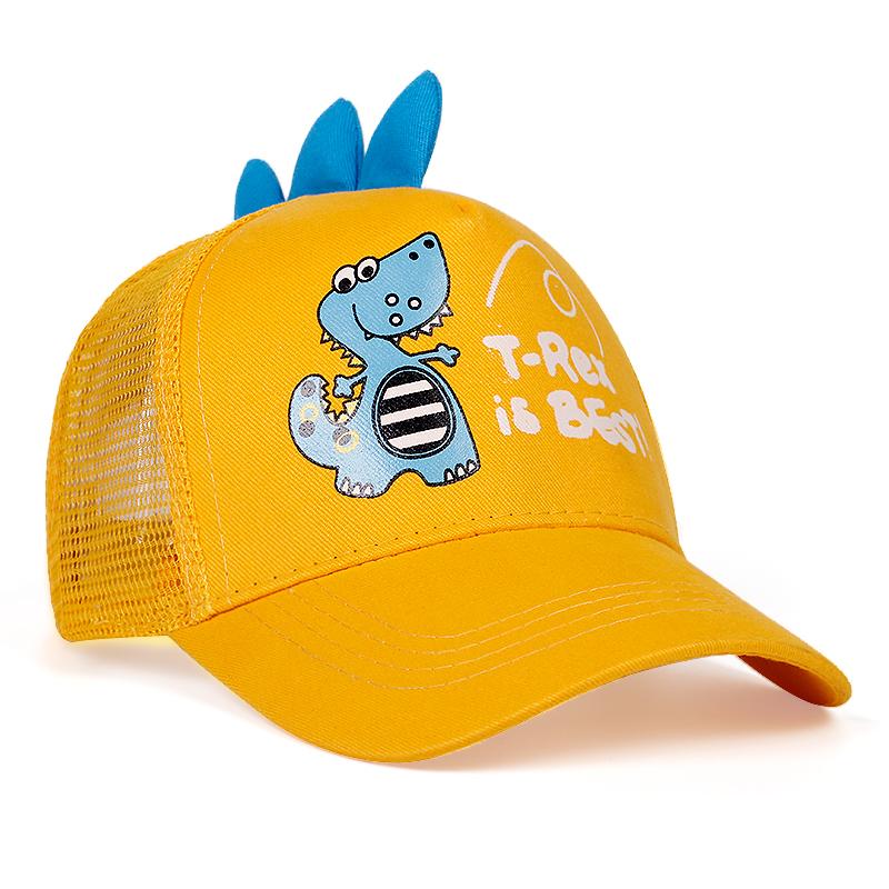 Pălărie de baseball din plasă respirabilă, cu imprimare cu litere de dinozaur pentru copii, primăvară, vară, în aer liber, pălării, accesorii de călătorie pentru băieți, fete, șapci