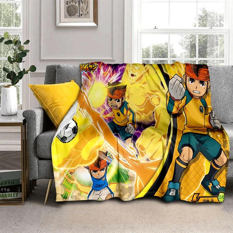 3D Inazuma Eleven Mark Evans Anime Cartoon Soft Plush Blanket,Flannel Blanket Throw Blanket for Living Room Bedroom Bed Sofa Kid