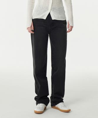 MUSINSA STANDARD WOMAN Women'S Regular Fit Denim Pants [Washed Black]