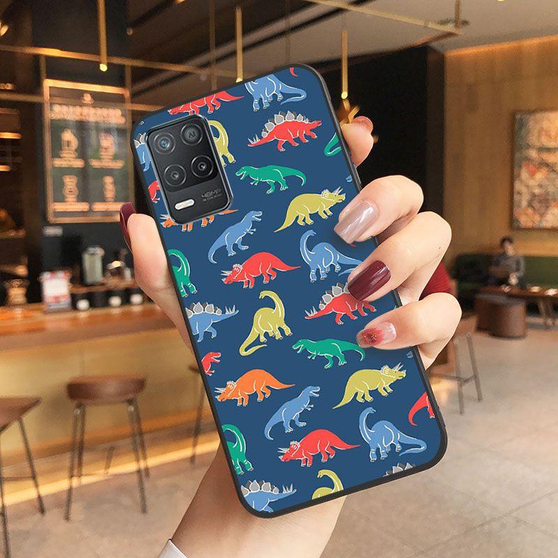 Cover Cartoon Dinosauri guscio Copertura per telefono Per oppo Realme 8Pro 6PRO 6i 7pro 9i 9pro C11 C21Y C21 C25Y C25S C3 Q3S XT Custodie coque