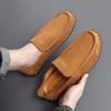 Autumn Leather Slip-on Loafers Leather Handmade Leather Shoes Lightweight Men's Loafer Driving Shoes