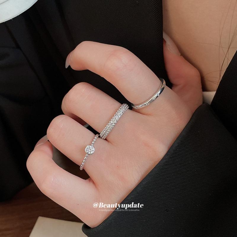 Metal starfish irregular geometric open ring - minimalist luxury