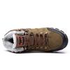 MIXIDELAI  New Big Size Men Boots for Men Winter Snow Boots Warm Fur&Plush Lace Up High Top Fashion Men Shoes Sneakers Boots