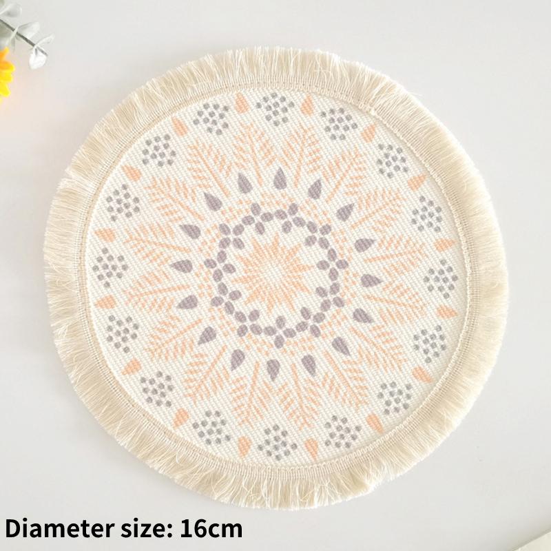 New Dinning Lace Table Cover Embroidered Table Cloth Elegant Round Tablecloth Coffee Coasters Napkin Party Wedding Decoration