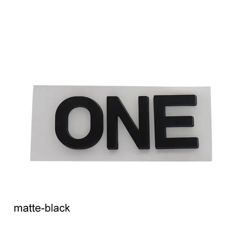 3D Premium ONE ABS Letters for Car badge Cover Upgraded Exterior Decoration Stickers Auto Accessories Decal Emblem Sticker Badge