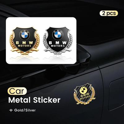 3D Car Metal Badge Sticker Markings Decorative Accessories For M E46 E90 E60 F30 F10 E39 E36 F20 G30 G20 E87 E92 E91 E30 F11