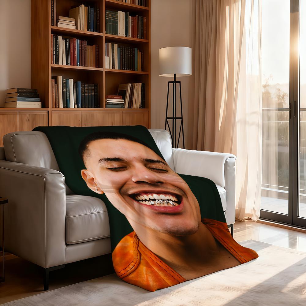 Mexico Rapper N NsqK K ATP Blanket Soft Throw Blanket for Home Bedroom Bed Sofa Picnic Travel Office Rest Cover Blanket Gift