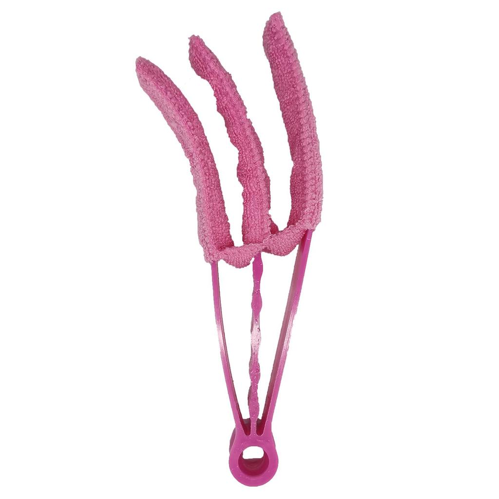 Washable Air Conditioner Vent & Blind Cleaning Brush with Removable, Fluffy Seven-Tooth Design