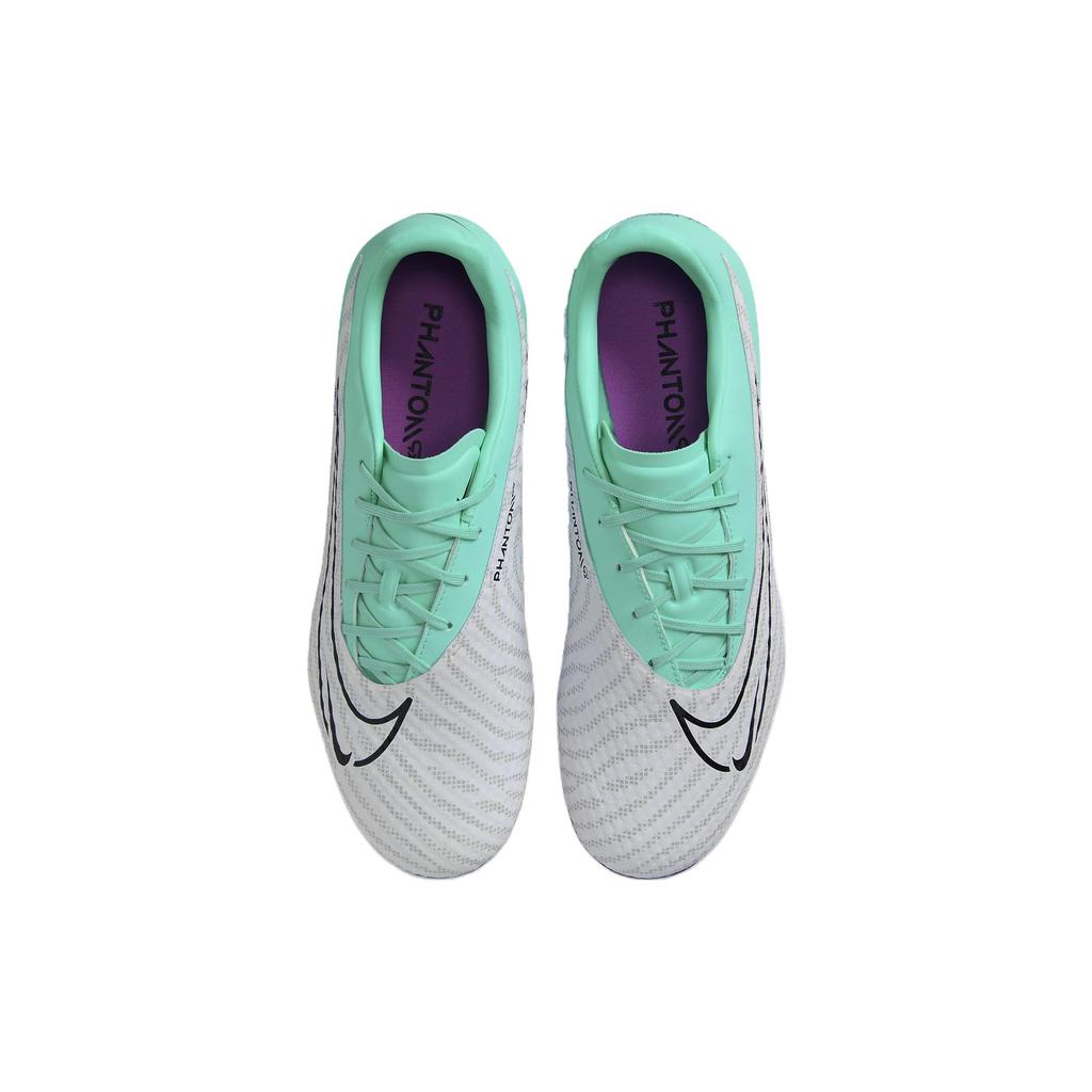 Nike Phantom Gx Academy Artificial Turf Hg (Rubber Short Studs) Non-Slip Durable Soccer Shoes Men Soccer Shoes Gray-Green DD9470-300