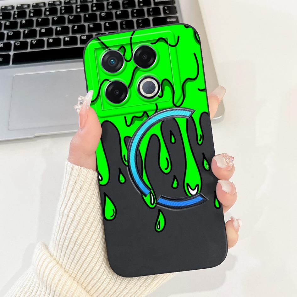 Per Infinix GT 20 Pro 2024 Custodia X6871 Cover Antiurto Fantasia alla Moda Morbido Silicone Opaco Custodia per Telefono Per Infinix GT20 Pro Coque
