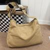4-Color Large Capacity Canvas Crossbody Hobo Bag - Durable, Adjustable, Trendy Sling