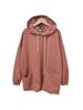 Dongdaemun Stylish Terry Hooded Sweatshirt with Double Pockets - Loose-Fit Casual for Plus Sizes Women.