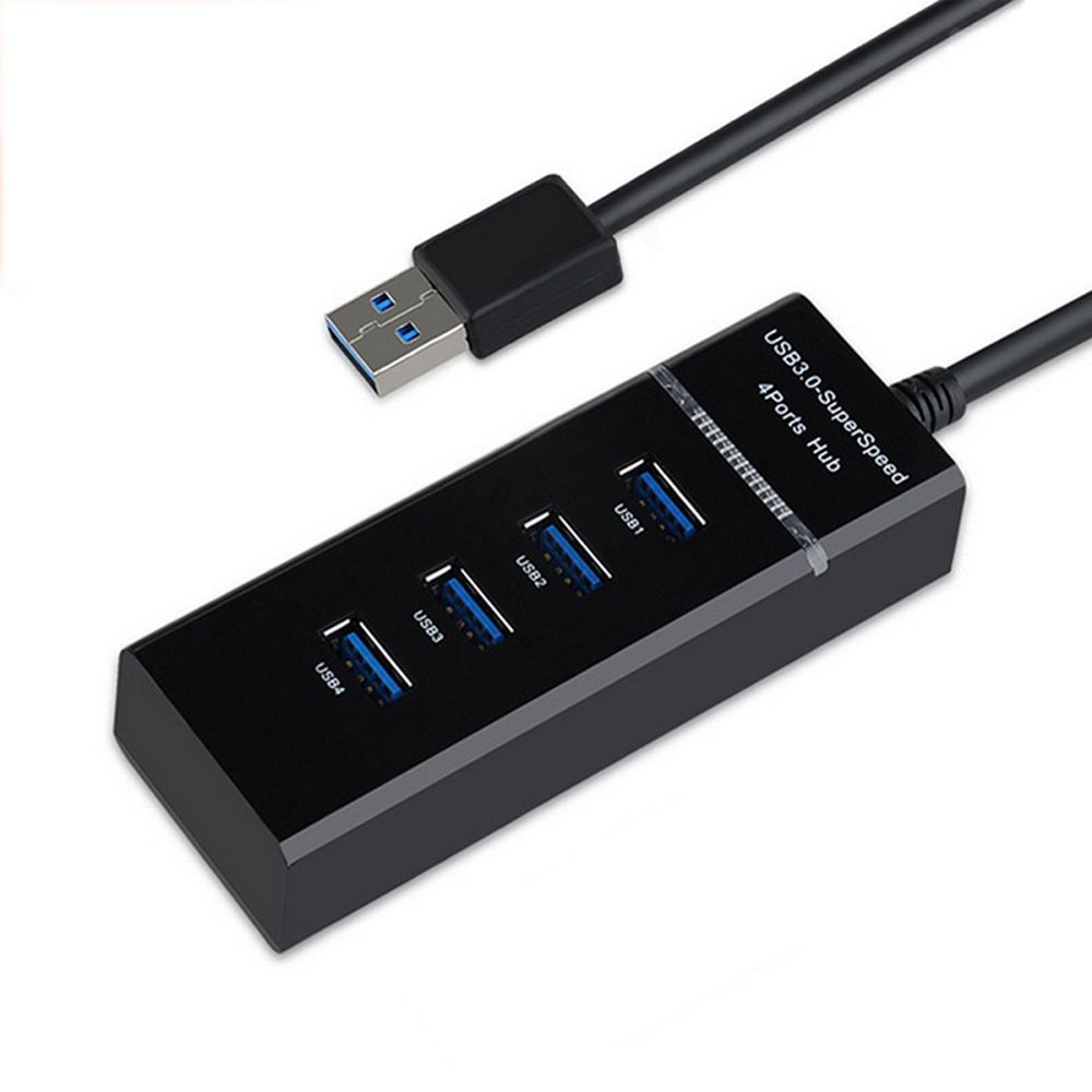 Durable Universal High Speed Up to 5Gbps Expander 4 Ports Splitter USB 3.0 Hub Data Sync Adapter