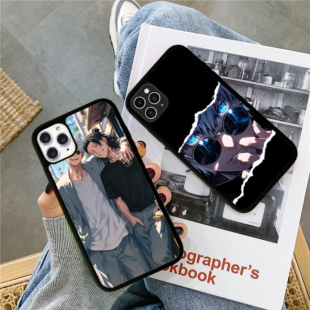 Jujutsu Kaisen Anime Phone Case Silicone PC+TPU For For IPhone 11 12 13 14 15 16 Plus Pro Max Cover