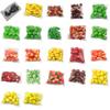 20pcs Simulation Fruit Foam Lemon Orange Photo Props Home Artificial Strawberry Shop Model for School Home Decorations