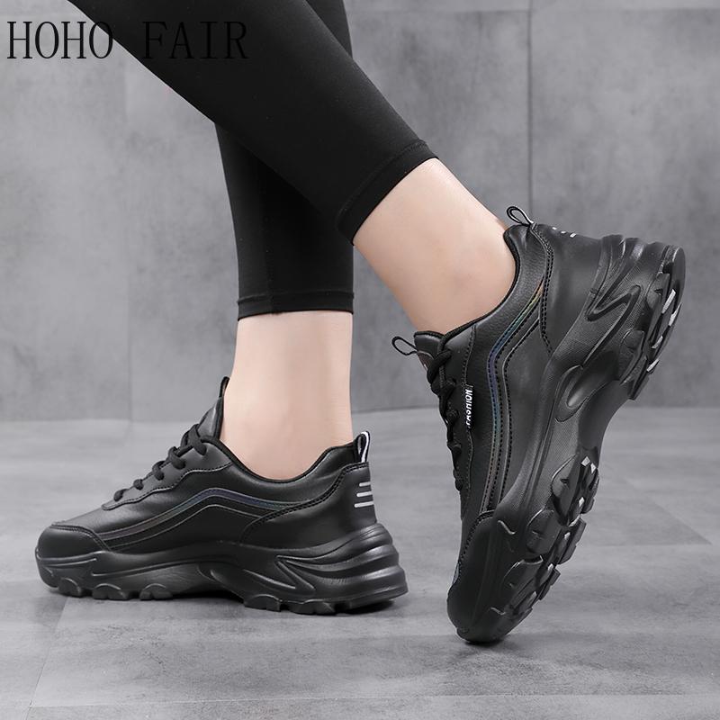 Autumn and Winter Women's Dad Shoes Sports Shoes Fashion Casual Shoes Large Size Thick Sole Height Increase Women's Shoes